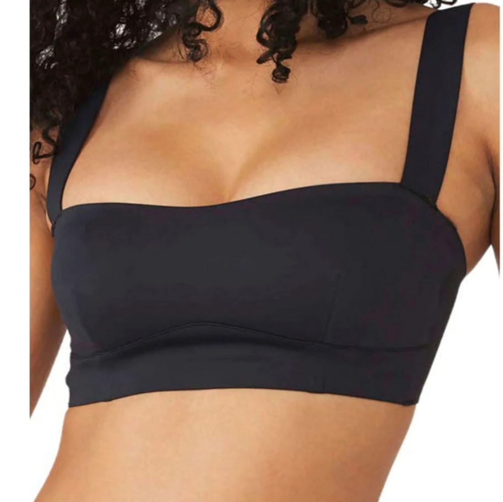 Free People Naomi‎ longline bra Black NWT sz:S - Picture 3 of 7